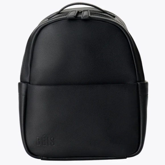 BEIS Essential Mini Backpack in Black - Picture 4 of 11